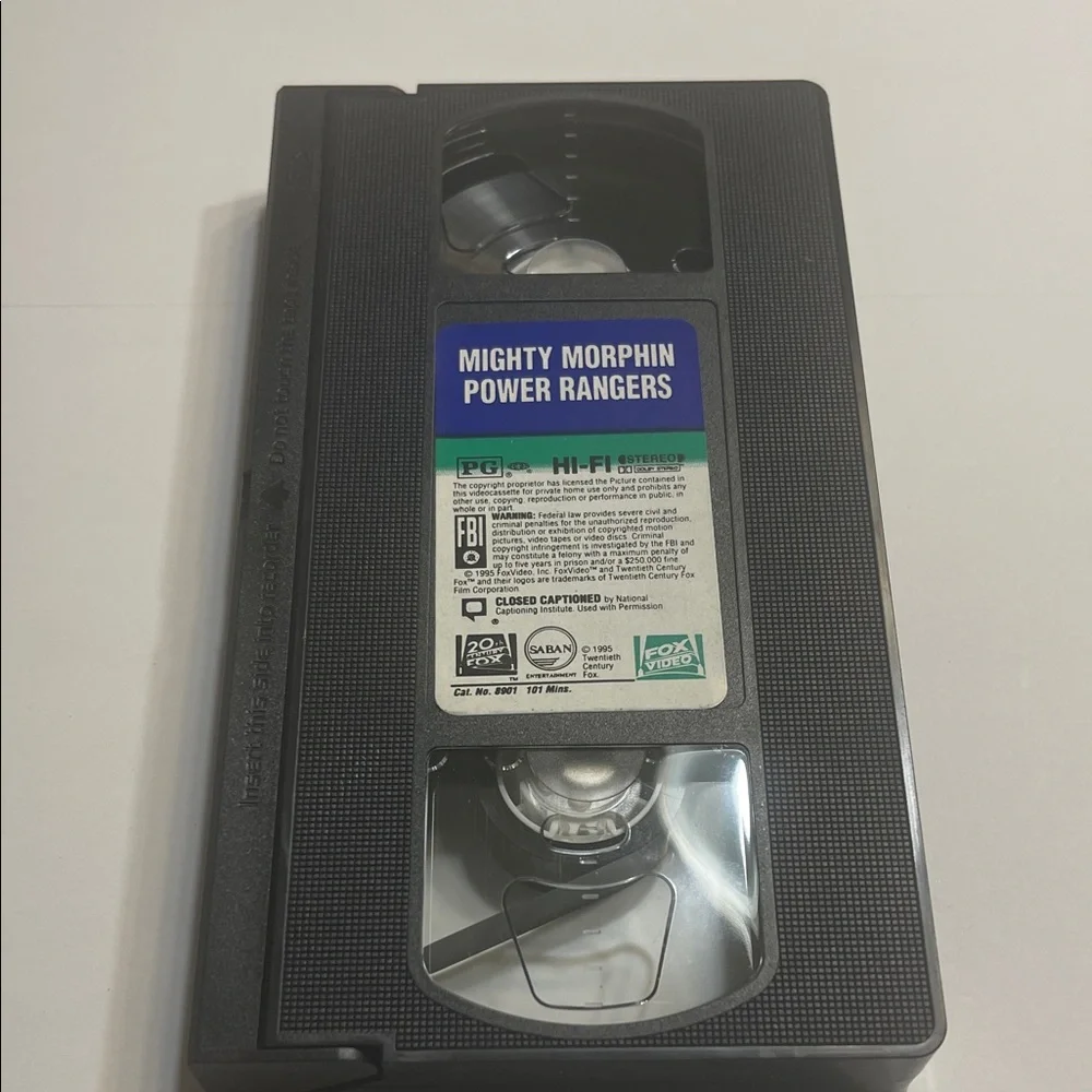 Mighty Morphin Power Rangers The Movie VHS - Picture 6 of 7